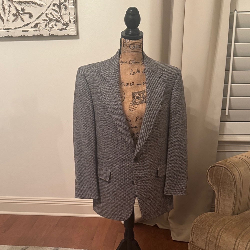 Christian Dior Monsieur Men's Gray Wool Blazer